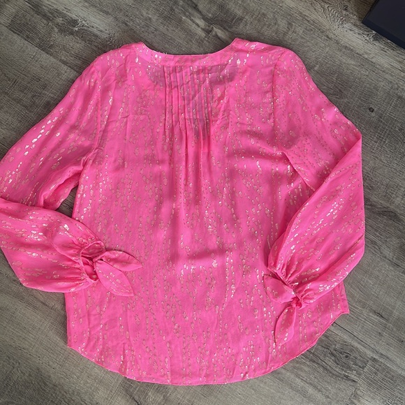 Lilly Pulitzer Pink Blouse - Picture 7 of 7